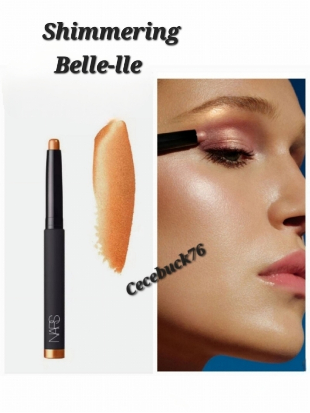 🌺NARS Velvet Shadow Stick Belle-Ile Eyeshadow Long Wear Cream Eyeshadow
